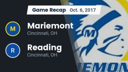 Recap: Mariemont  vs. Reading  2017