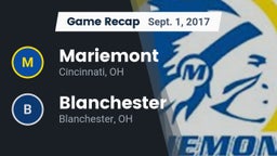 Recap: Mariemont  vs. Blanchester  2017