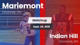 Matchup: Mariemont High vs. Indian Hill  2018