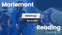 Matchup: Mariemont High vs. Reading  2018