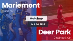 Matchup: Mariemont High vs. Deer Park  2018
