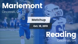 Matchup: Mariemont High vs. Reading  2019