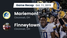 Recap: Mariemont  vs. Finneytown  2019