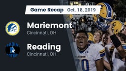 Recap: Mariemont  vs. Reading  2019