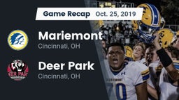Recap: Mariemont  vs. Deer Park  2019