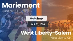 Matchup: Mariemont High vs. West Liberty-Salem  2020