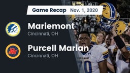 Recap: Mariemont  vs. Purcell Marian  2020