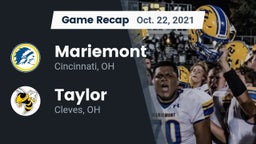 Recap: Mariemont  vs. Taylor  2021