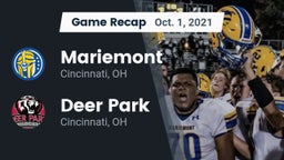 Recap: Mariemont  vs. Deer Park  2021