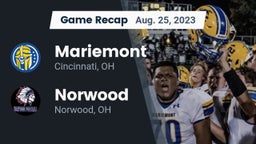 Recap: Mariemont  vs. Norwood  2023