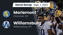 Recap: Mariemont  vs. Williamsburg  2023