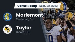 Recap: Mariemont  vs. Taylor  2023