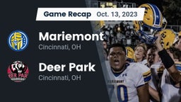 Recap: Mariemont  vs. Deer Park  2023