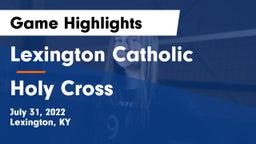 Lexington Catholic  vs Holy Cross  Game Highlights - July 31, 2022