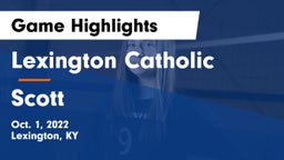 Lexington Catholic  vs Scott  Game Highlights - Oct. 1, 2022