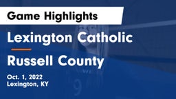 Lexington Catholic  vs Russell County  Game Highlights - Oct. 1, 2022