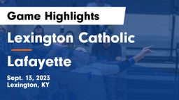 Lexington Catholic  vs Lafayette  Game Highlights - Sept. 13, 2023