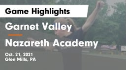 Garnet Valley  vs Nazareth Academy Game Highlights - Oct. 21, 2021