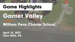 Garnet Valley  vs William Penn Charter School Game Highlights - April 14, 2022