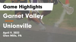 Garnet Valley  vs Unionville  Game Highlights - April 9, 2022