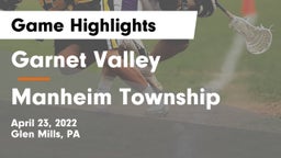 Garnet Valley  vs Manheim Township  Game Highlights - April 23, 2022