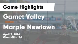 Garnet Valley  vs Marple Newtown  Game Highlights - April 9, 2024