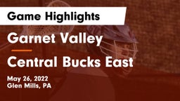 Garnet Valley  vs Central Bucks East  Game Highlights - May 26, 2022