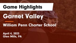 Garnet Valley  vs William Penn Charter School Game Highlights - April 4, 2023