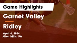 Garnet Valley  vs Ridley  Game Highlights - April 4, 2024