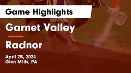 Garnet Valley  vs Radnor  Game Highlights - April 25, 2024
