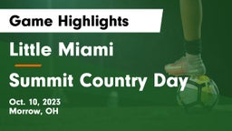 Little Miami  vs Summit Country Day Game Highlights - Oct. 10, 2023