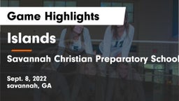 Islands  vs Savannah Christian Preparatory School Game Highlights - Sept. 8, 2022