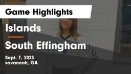 Islands  vs South Effingham  Game Highlights - Sept. 7, 2023