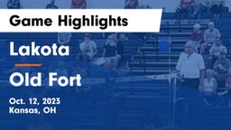 Lakota vs Old Fort  Game Highlights - Oct. 12, 2023