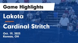 Lakota vs Cardinal Stritch  Game Highlights - Oct. 19, 2023