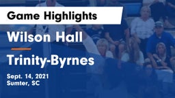 Wilson Hall  vs Trinity-Byrnes Game Highlights - Sept. 14, 2021