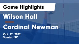 Wilson Hall  vs Cardinal Newman  Game Highlights - Oct. 22, 2022