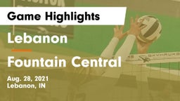 Lebanon  vs Fountain Central  Game Highlights - Aug. 28, 2021
