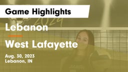 Lebanon  vs West Lafayette  Game Highlights - Aug. 30, 2023