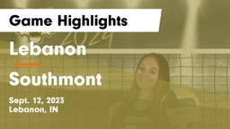 Lebanon  vs Southmont  Game Highlights - Sept. 12, 2023