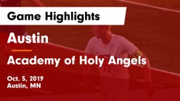 Austin  vs Academy of Holy Angels  Game Highlights - Oct. 5, 2019