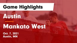 Austin  vs Mankato West  Game Highlights - Oct. 7, 2021