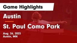 Austin  vs St. Paul Como Park Game Highlights - Aug. 26, 2023