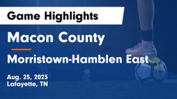 Macon County  vs Morristown-Hamblen East  Game Highlights - Aug. 25, 2023