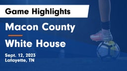 Macon County  vs White House  Game Highlights - Sept. 12, 2023