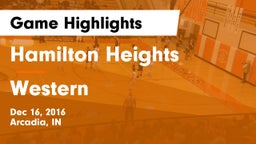 Hamilton Heights  vs Western  Game Highlights - Dec 16, 2016