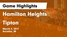 Hamilton Heights  vs Tipton  Game Highlights - March 4, 2017