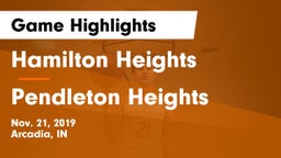 Hamilton Heights  vs Pendleton Heights  Game Highlights - Nov. 21, 2019