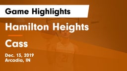 Hamilton Heights  vs Cass  Game Highlights - Dec. 13, 2019