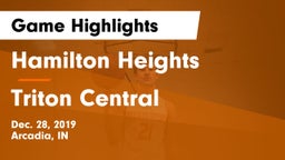 Hamilton Heights  vs Triton Central Game Highlights - Dec. 28, 2019